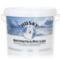 Моющаяся краска и грунт для стен HUSKY Интерьеры & Фасады